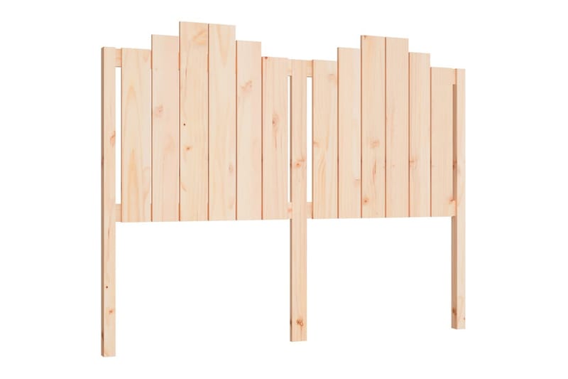 beBasic sengegærde 141x4x110 cm massivt fyrretræ - Brun - Møbler - Senge - Sengetilbehør & sengegavl - Sengegavle