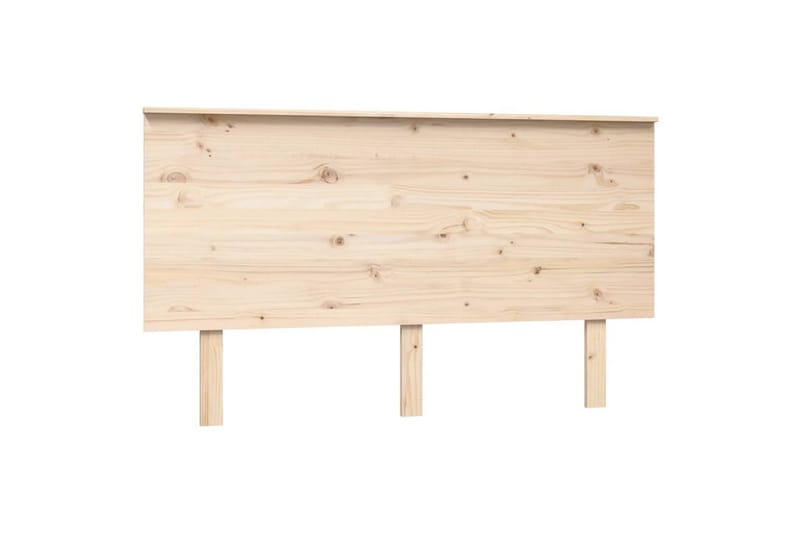 beBasic sengegærde 144x6x82,5 cm massivt fyrretræ - Brun - Møbler - Senge - Sengetilbehør & sengegavl - Sengegavle