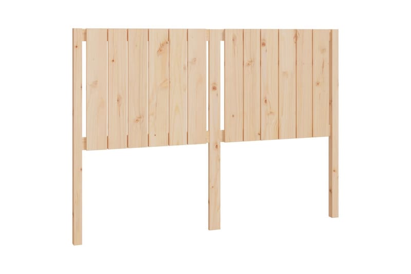 beBasic sengegærde 145,5x4x100 cm massivt fyrretræ - Brun - Møbler - Senge - Sengetilbehør & sengegavl - Sengegavle