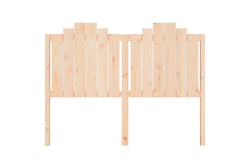 beBasic sengegærde 146x4x110 cm massivt fyrretræ - Brun - Møbler - Senge - Sengetilbehør & sengegavl - Sengegavle