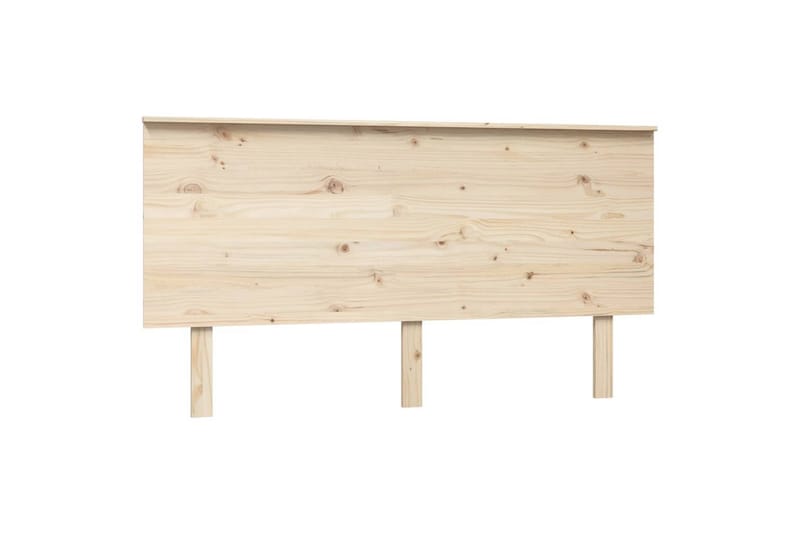 beBasic sengegærde 154x6x82,5 cm massivt fyrretræ - Brun - Sengegavle