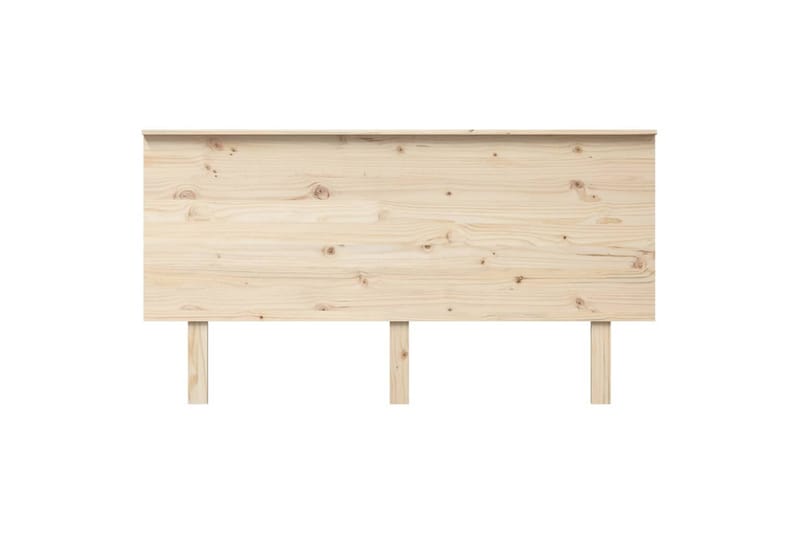 beBasic sengegærde 154x6x82,5 cm massivt fyrretræ - Brun - Sengegavle