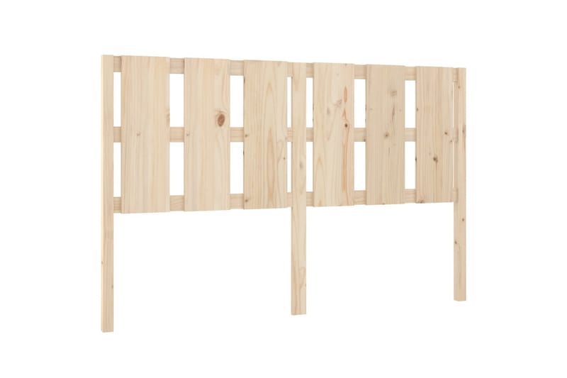 beBasic sengegærde 155,5x4x100 cm massivt fyrretræ - Brun - Møbler - Senge - Sengetilbehør & sengegavl - Sengegavle