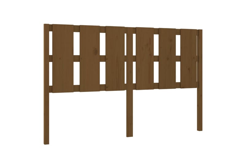 beBasic sengegærde 155,5x4x100 cm massivt fyrretræ gyldenbrun - Brun - Møbler - Senge - Sengetilbehør & sengegavl - Sengegavle