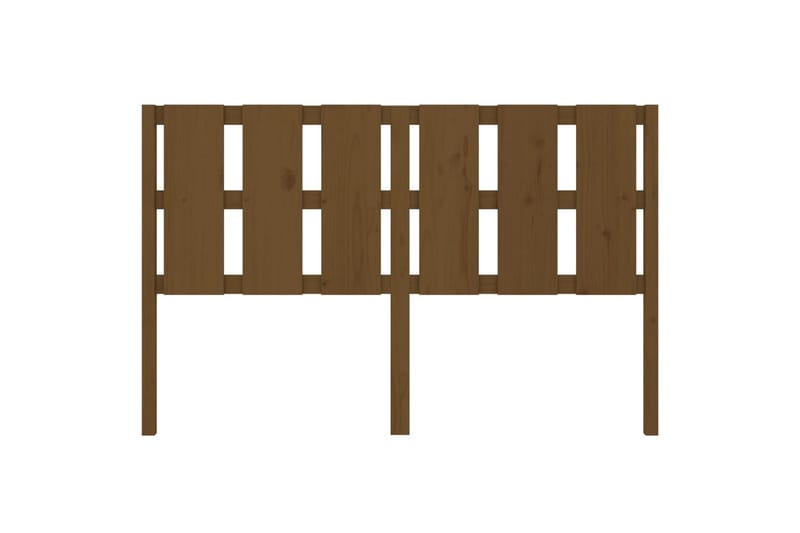 beBasic sengegærde 155,5x4x100 cm massivt fyrretræ gyldenbrun - Brun - Møbler - Senge - Sengetilbehør & sengegavl - Sengegavle