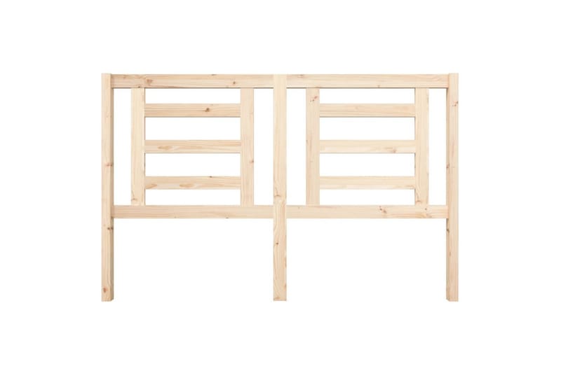 beBasic sengegærde 156x4x100 cm massivt fyrretræ - Brun - Møbler - Senge - Sengetilbehør & sengegavl - Sengegavle