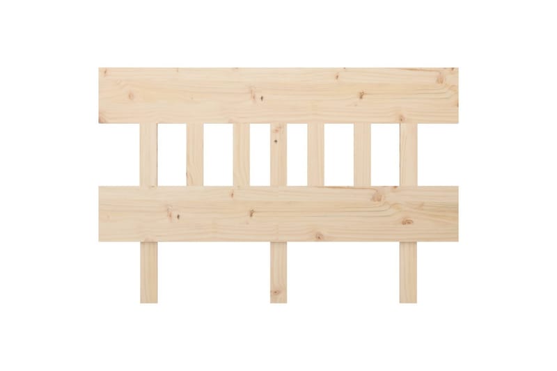 beBasic sengegærde 163,5x3x81 cm massivt fyrretræ - Brun - Møbler - Senge - Sengetilbehør & sengegavl - Sengegavle