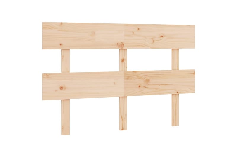beBasic sengegærde 164x3x81 cm massivt fyrretræ - Brun - Møbler - Senge - Sengetilbehør & sengegavl - Sengegavle
