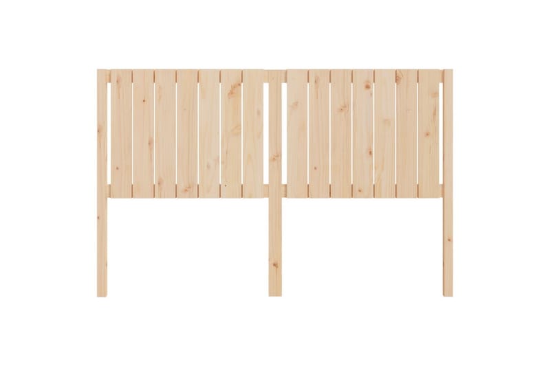 beBasic sengegærde 165,5x4x100 cm massivt fyrretræ - Brun - Møbler - Senge - Sengetilbehør & sengegavl - Sengegavle