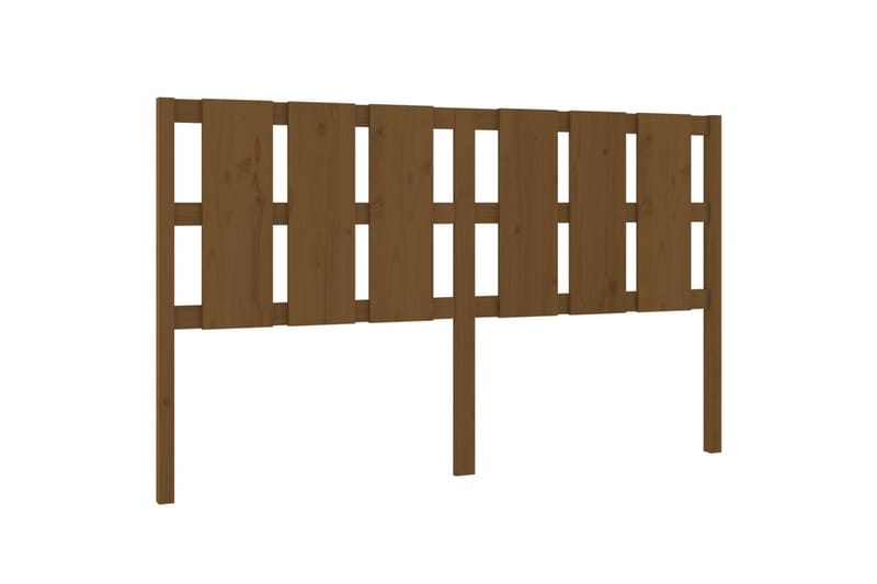 beBasic sengegærde 165,5x4x100 cm massivt fyrretræ gyldenbrun - Brun - Møbler - Senge - Sengetilbehør & sengegavl - Sengegavle