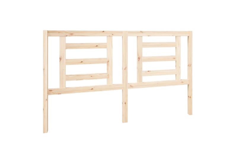 beBasic sengegærde 166x4x100 cm massivt fyrretræ - Brun - Møbler - Senge - Sengetilbehør & sengegavl - Sengegavle