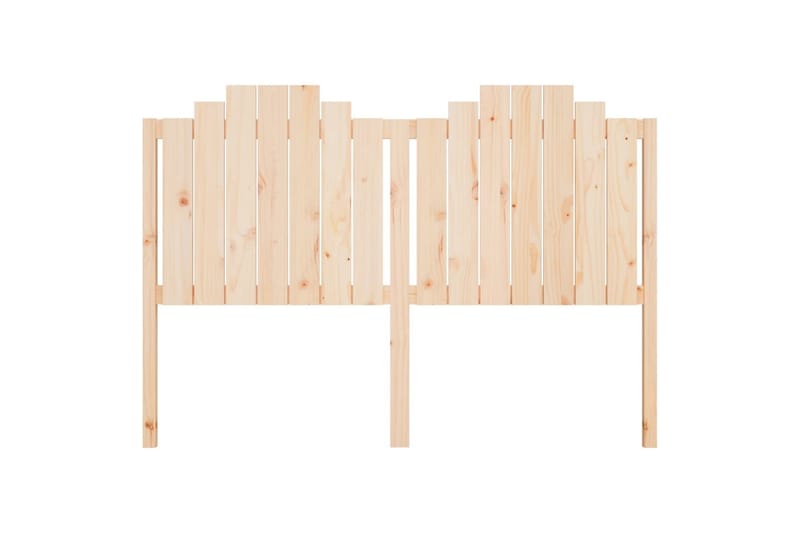 beBasic sengegærde 166x4x110 cm massivt fyrretræ - Brun - Møbler - Senge - Sengetilbehør & sengegavl - Sengegavle