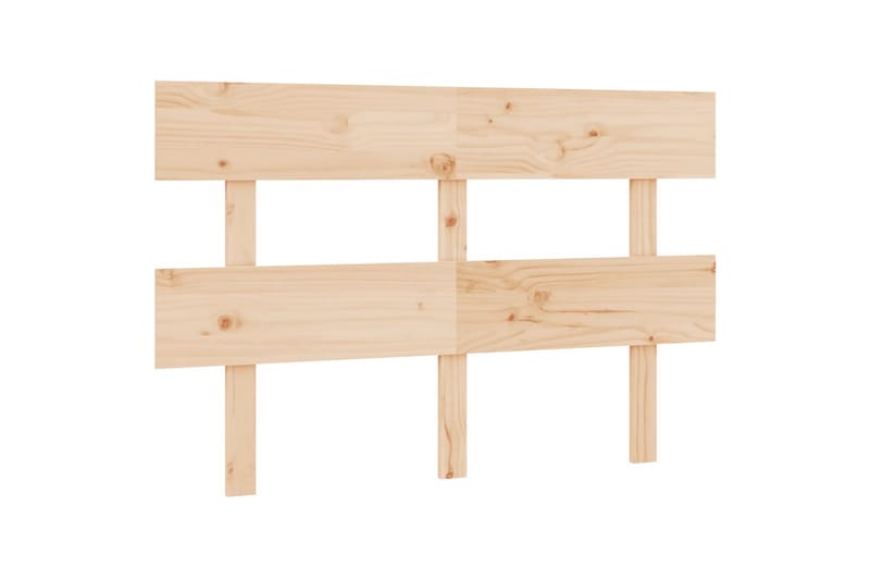 beBasic sengegærde 184x3x81 cm massivt fyrretræ - Brun - Møbler - Senge - Sengetilbehør & sengegavl - Sengegavle