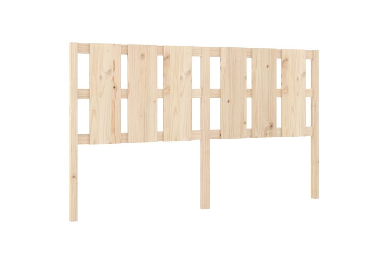 beBasic sengegærde 185,5x4x100 cm massivt fyrretræ - Brun - Møbler - Senge - Sengetilbehør & sengegavl - Sengegavle