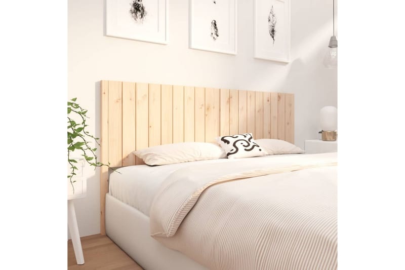 beBasic sengegærde 185,5x4x100 cm massivt fyrretræ - Møbler - Senge - Sengetilbehør & sengegavl - Sengegavle