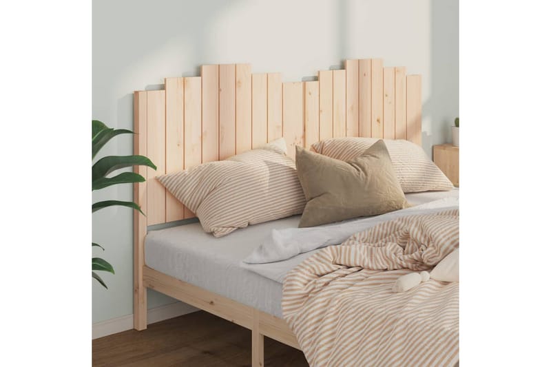 beBasic sengegærde 186x4x110 cm massivt fyrretræ - Brun - Møbler - Senge - Sengetilbehør & sengegavl - Sengegavle