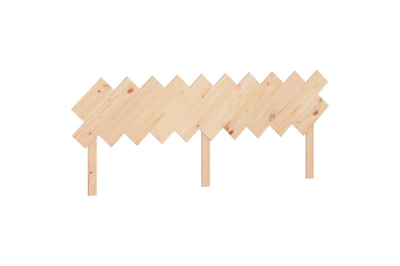 beBasic sengegærde 196x3x80,5 cm massivt fyrretræ - Brun - Møbler - Senge - Sengetilbehør & sengegavl - Sengegavle