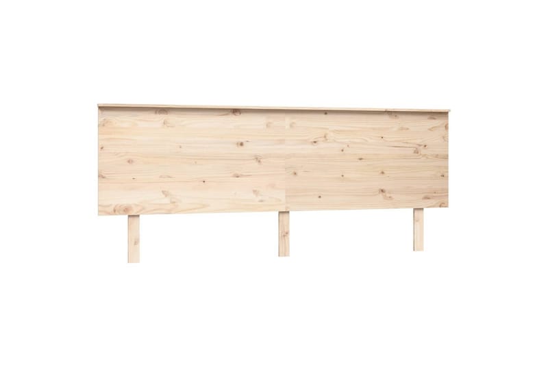 beBasic sengegærde 204x6x82,5 cm massivt fyrretræ - Brun - Møbler - Senge - Sengetilbehør & sengegavl - Sengegavle