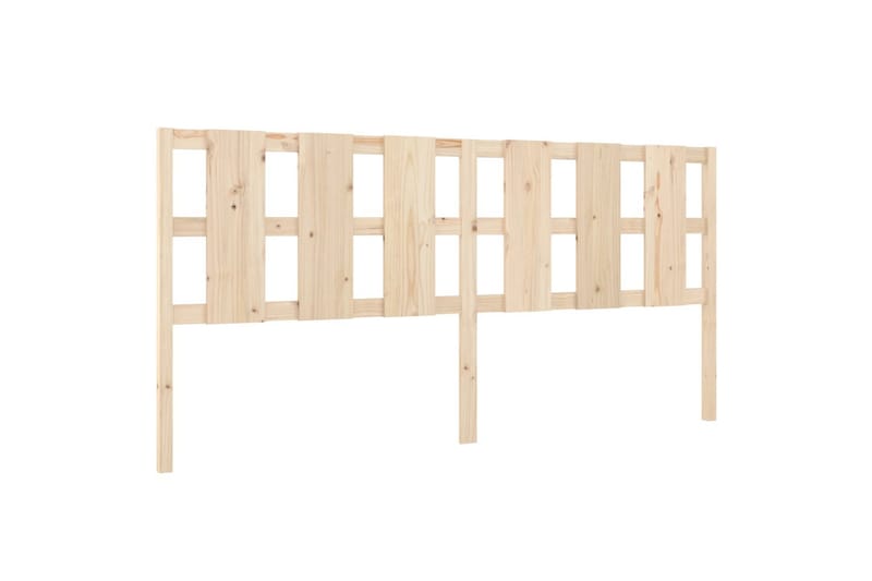 beBasic sengegærde 205,5x4x100 cm massivt fyrretræ - Brun - Møbler - Senge - Sengetilbehør & sengegavl - Sengegavle