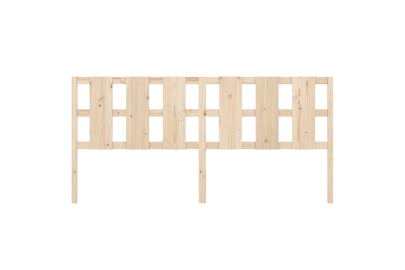 beBasic sengegærde 205,5x4x100 cm massivt fyrretræ - Brun - Møbler - Senge - Sengetilbehør & sengegavl - Sengegavle