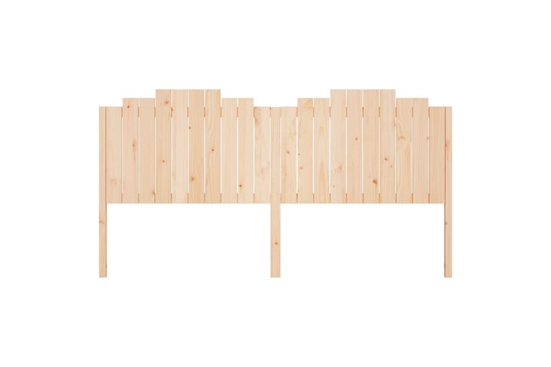 beBasic sengegærde 206x4x110 cm massivt fyrretræ - Brun - Møbler - Senge - Sengetilbehør & sengegavl - Sengegavle