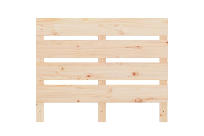 beBasic sengegærde 75x3x80 cm massivt fyrretræ - Brun - Møbler - Senge - Sengetilbehør & sengegavl - Sengegavle