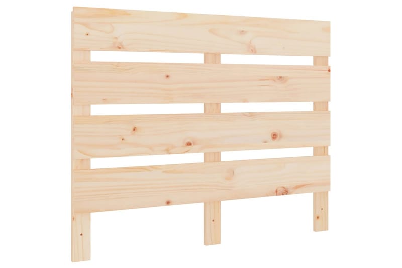 beBasic sengegærde 75x3x80 cm massivt fyrretræ - Brun - Møbler - Senge - Sengetilbehør & sengegavl - Sengegavle
