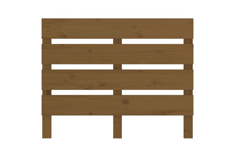 beBasic sengegærde 75x3x80 cm massivt fyrretræ gyldenbrun - Brun - Møbler - Senge - Sengetilbehør & sengegavl - Sengegavle