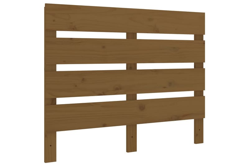 beBasic sengegærde 75x3x80 cm massivt fyrretræ gyldenbrun - Brun - Møbler - Senge - Sengetilbehør & sengegavl - Sengegavle