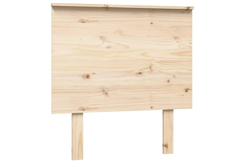 beBasic sengegærde 79x6x82,5 cm massivt fyrretræ - Brun - Møbler - Senge - Sengetilbehør & sengegavl - Sengegavle