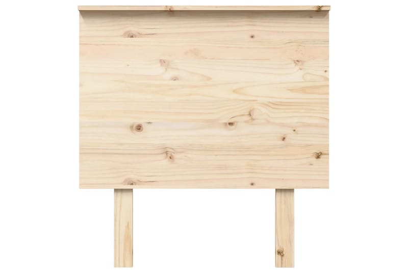beBasic sengegærde 79x6x82,5 cm massivt fyrretræ - Brun - Møbler - Senge - Sengetilbehør & sengegavl - Sengegavle