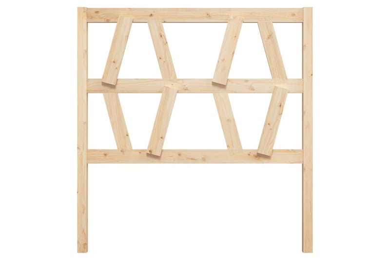 beBasic sengegærde 81x4x100 cm massivt fyrretræ - Brun - Møbler - Senge - Sengetilbehør & sengegavl - Sengegavle
