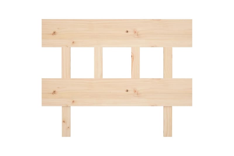 beBasic sengegærde 93,5x3x81 cm massivt fyrretræ - Brun - Møbler - Senge - Sengetilbehør & sengegavl - Sengegavle