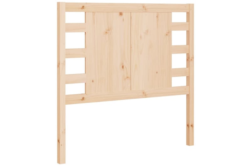 beBasic sengegærde 96x4x100 cm massivt fyrretræ - Brun - Møbler - Senge - Sengetilbehør & sengegavl - Sengegavle
