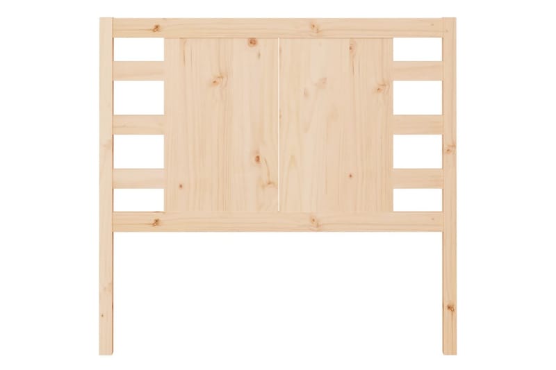 beBasic sengegærde 96x4x100 cm massivt fyrretræ - Brun - Møbler - Senge - Sengetilbehør & sengegavl - Sengegavle