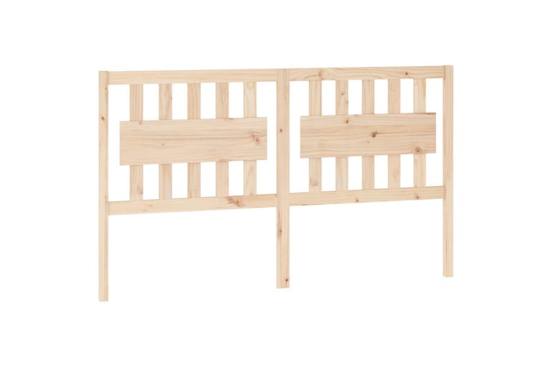 beBasic sengegavl 155,5x4x100 cm massivt fyrretræ - Brun - Møbler - Senge - Sengetilbehør & sengegavl - Sengegavle