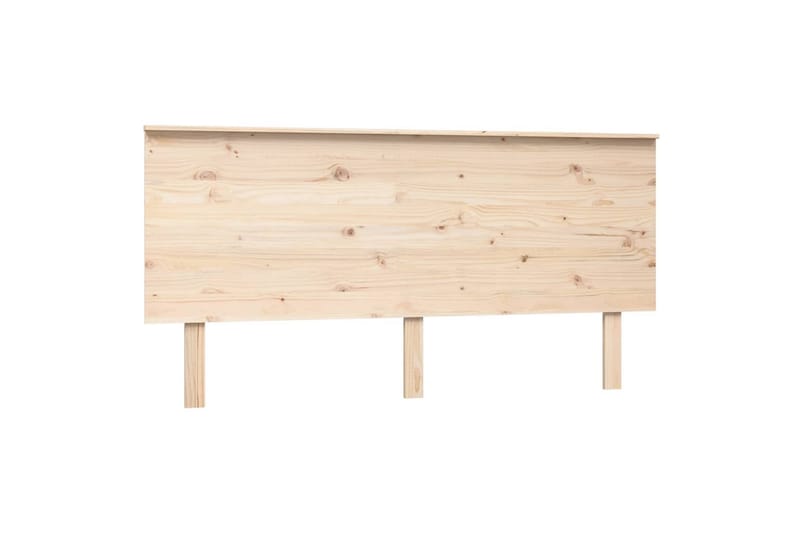 beBasic sengegavl 164x6x82,5 cm massivt fyrretræ - Brun - Møbler - Senge - Sengetilbehør & sengegavl - Sengegavle