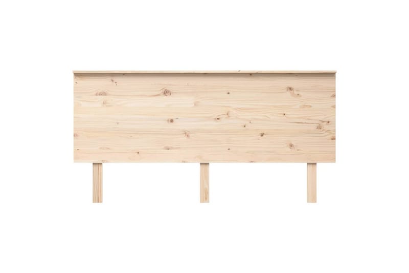 beBasic sengegavl 164x6x82,5 cm massivt fyrretræ - Brun - Møbler - Senge - Sengetilbehør & sengegavl - Sengegavle