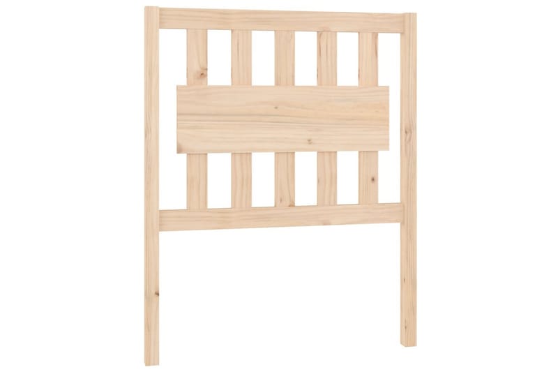 beBasic sengegavl 80,5x4x100 cm massivt fyrretræ - Brun - Møbler - Senge - Sengetilbehør & sengegavl - Sengegavle