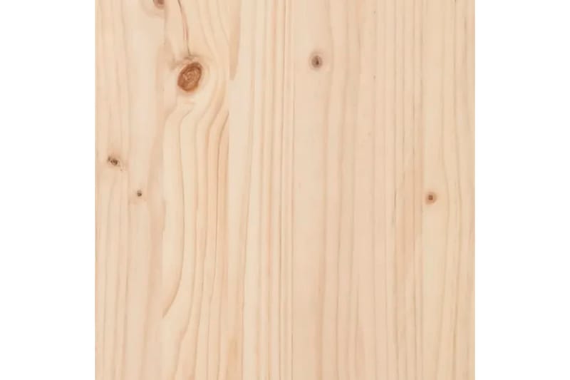 beBasic sengegavl 90x3x80 cm massivt fyrretræ - Brun - Sengegavle