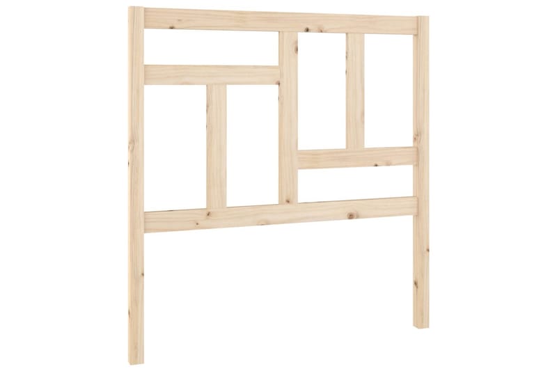 beBasic sengegavl 95,5x4x100 cm massivt fyrretræ - Brun - Møbler - Senge - Sengetilbehør & sengegavl - Sengegavle