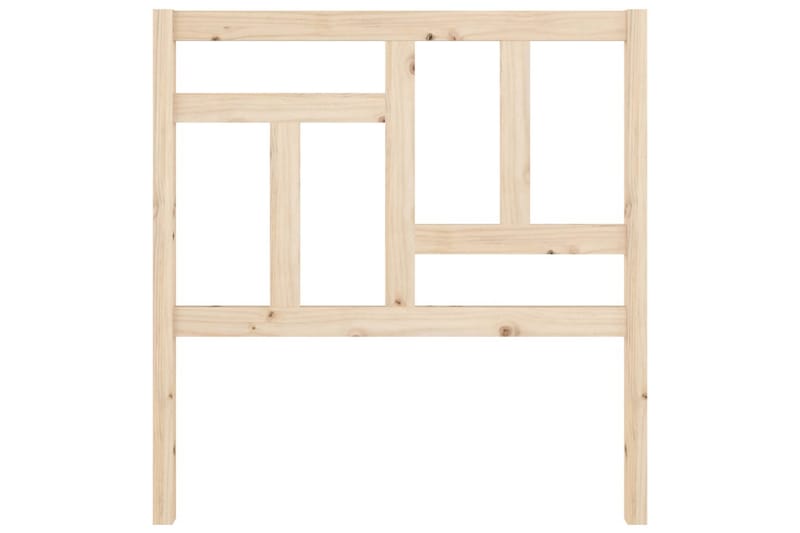 beBasic sengegavl 95,5x4x100 cm massivt fyrretræ - Brun - Møbler - Senge - Sengetilbehør & sengegavl - Sengegavle