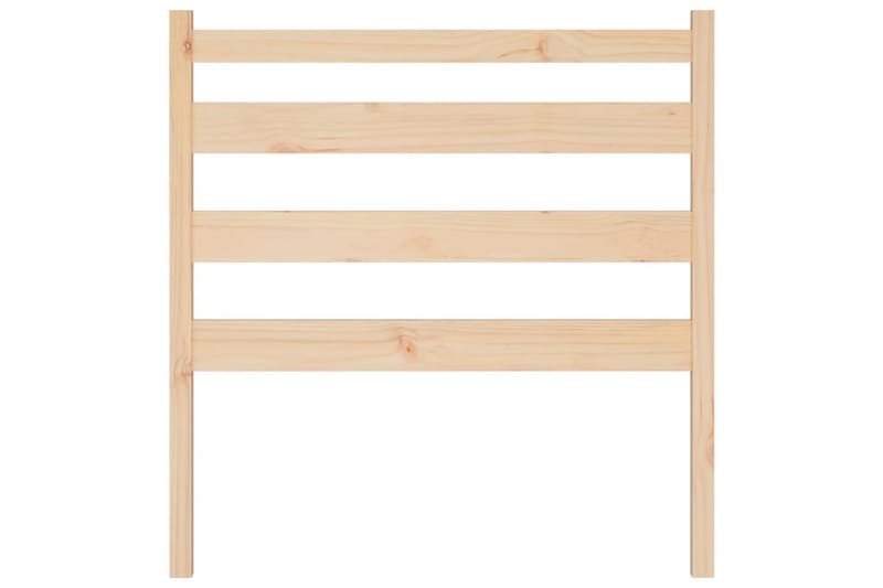 beBasic sengegavl 96x4x100 cm massivt fyrretræ - Brun - Møbler - Senge - Sengetilbehør & sengegavl - Sengegavle