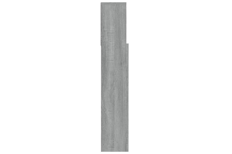 beBasic sengegavl med opbevaring 100x19x103,5 cm grå sonoma-eg - GrÃ¥ - Sengegavle