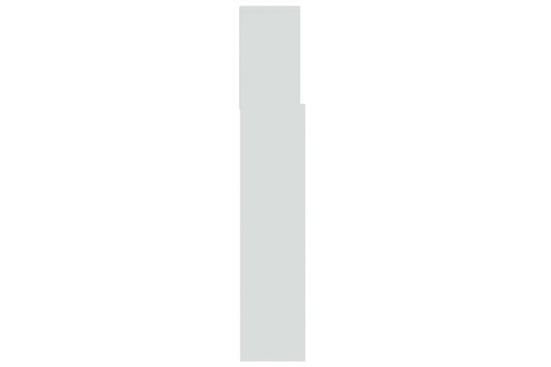 beBasic sengegavl med opbevaring 100x19x103,5 cm hvid - Hvid - Møbler - Senge - Sengetilbehør & sengegavl - Sengegavle