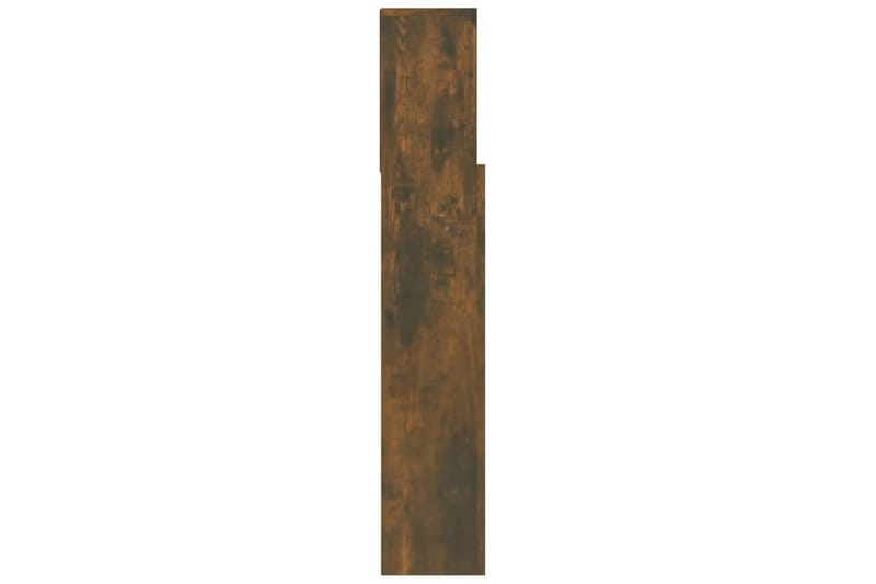 beBasic sengegavl med opbevaring 100x19x103,5 cm røget egetræsfarve - Brun - Møbler - Senge - Sengetilbehør & sengegavl - Sengegavle