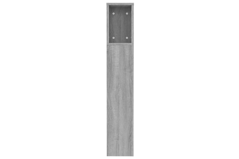 beBasic sengegavl med opbevaring 120x18,5x104,5 cm grå sonoma-eg - GrÃ¥ - Møbler - Senge - Sengetilbehør & sengegavl - Sengegavle