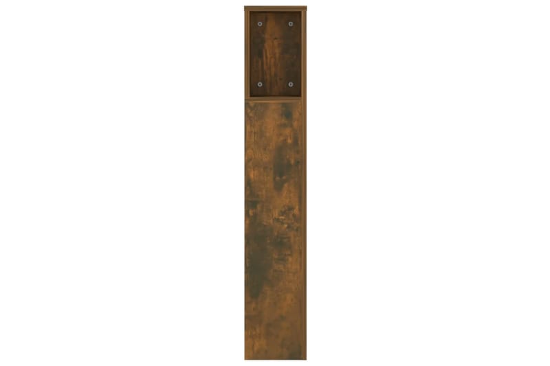 beBasic sengegavl med opbevaring 140x18,5x104,5 cm røget egetræsfarve - Brun - Møbler - Senge - Sengetilbehør & sengegavl - Sengegavle