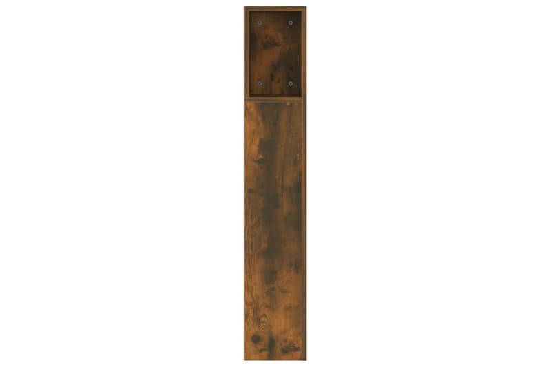 beBasic sengegavl med opbevaring 160x18,5x104,5 cm røget egetræsfarve - Brun - Sengegavle