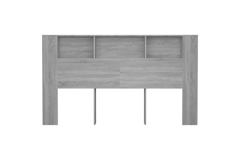 beBasic sengegavl med opbevaring 180x18,5x104,5 cm grå sonoma-eg - GrÃ¥ - Møbler - Senge - Sengetilbehør & sengegavl - Sengegavle